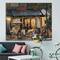 Designart - La Brasserie of Champs-Élysées Paris - French Country Gallery-wrapped Canvas